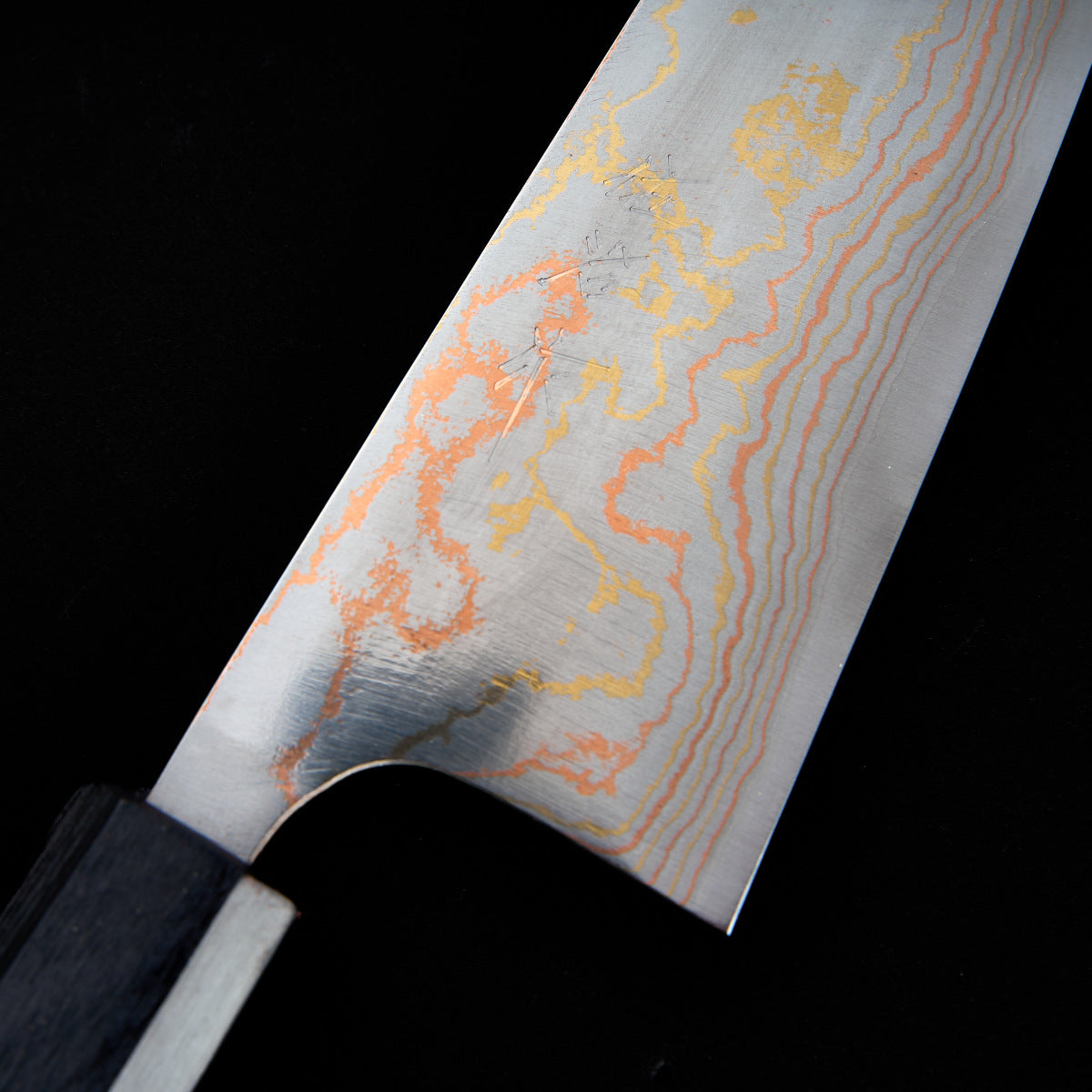Takeshi Saji Rainbow Santoku 18 cm Aogami #2 Octagon